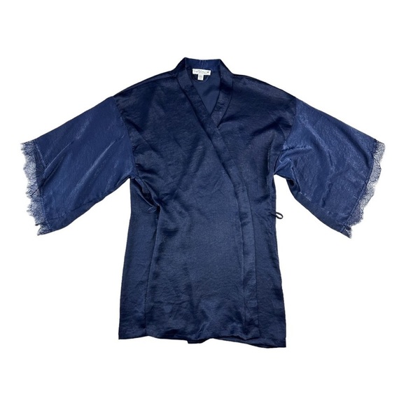 In Bloom Sleep Robe Navy Blue Size M/L - Picture 1 of 6
